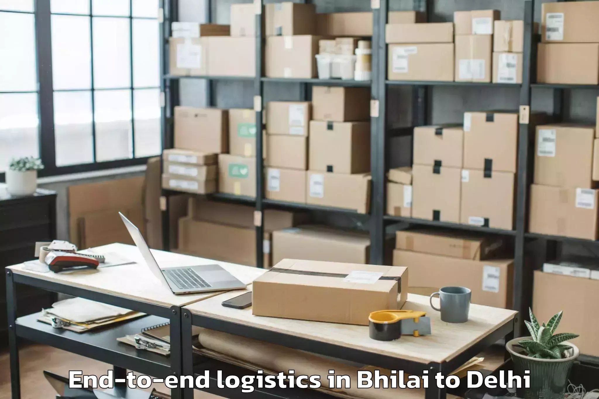 Trusted Bhilai to Unity One Mall Janakpuri End To End Logistics